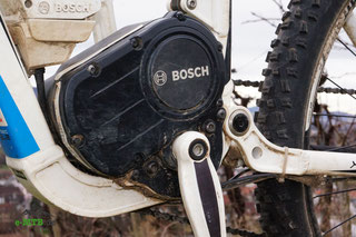 Bosch Motor am e-Mountainbike