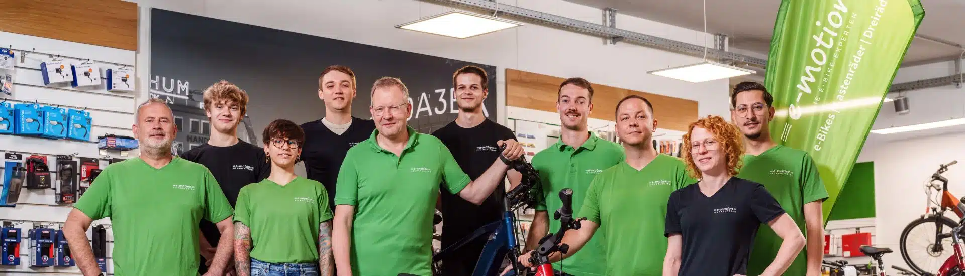 Das Team der e-motion e-Bike Welt Bochum